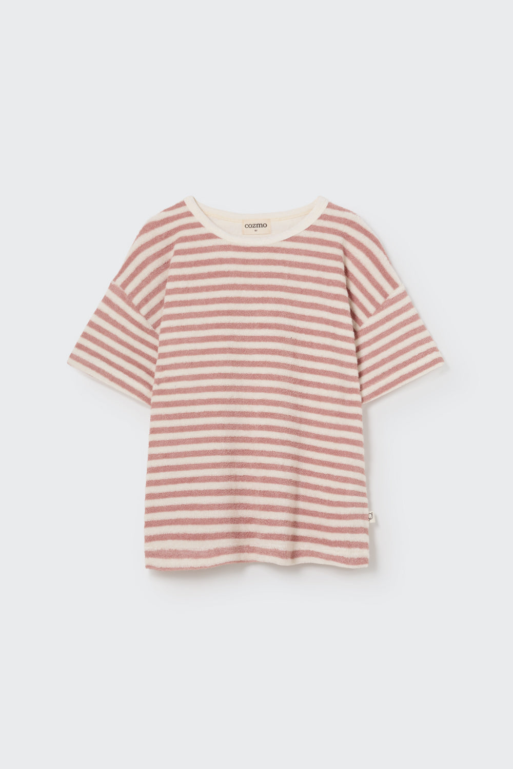 Toweling  T Shirt and Shorts Set - Rose