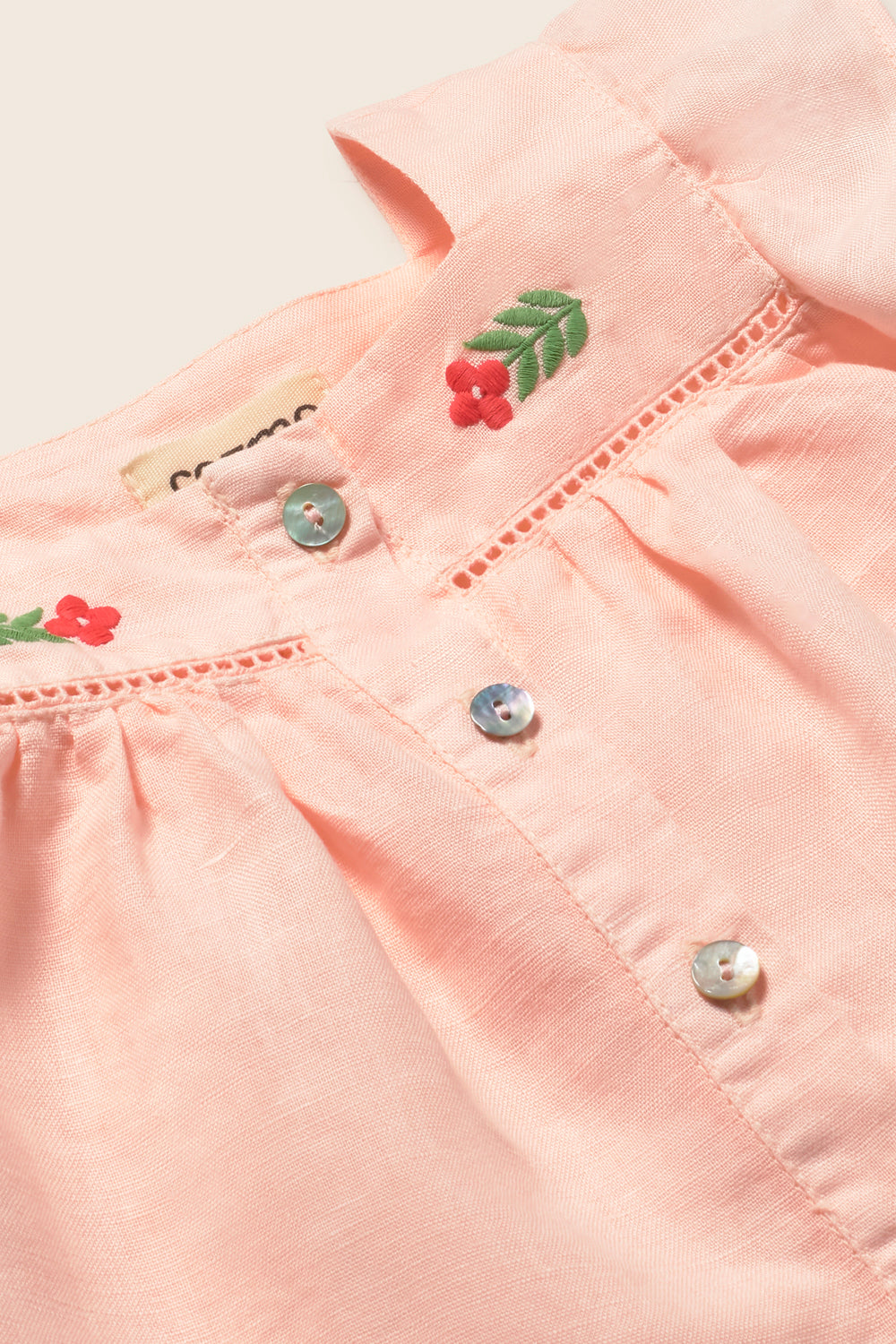 Cloud Pink Linen Pants Set