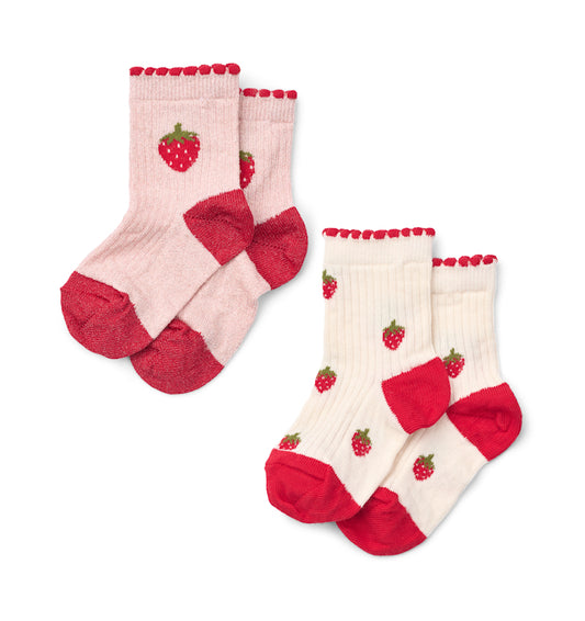 Vibe Berry Glitter Socks 2 pack