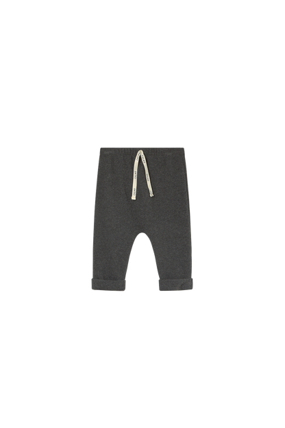 Soft Brush Knit Hooded and Pants Set - Gray