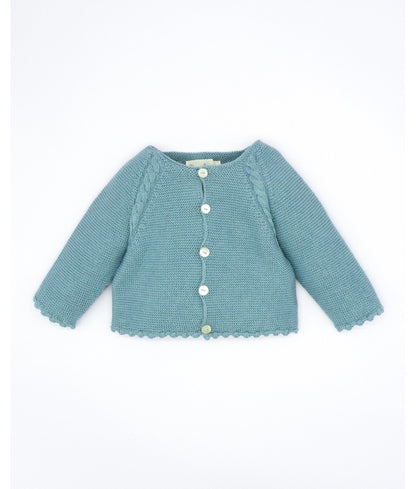 Knitted Baby Cropped Cardigan