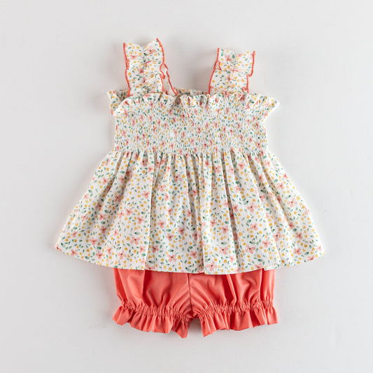 Bali Shorts Set - Coral
