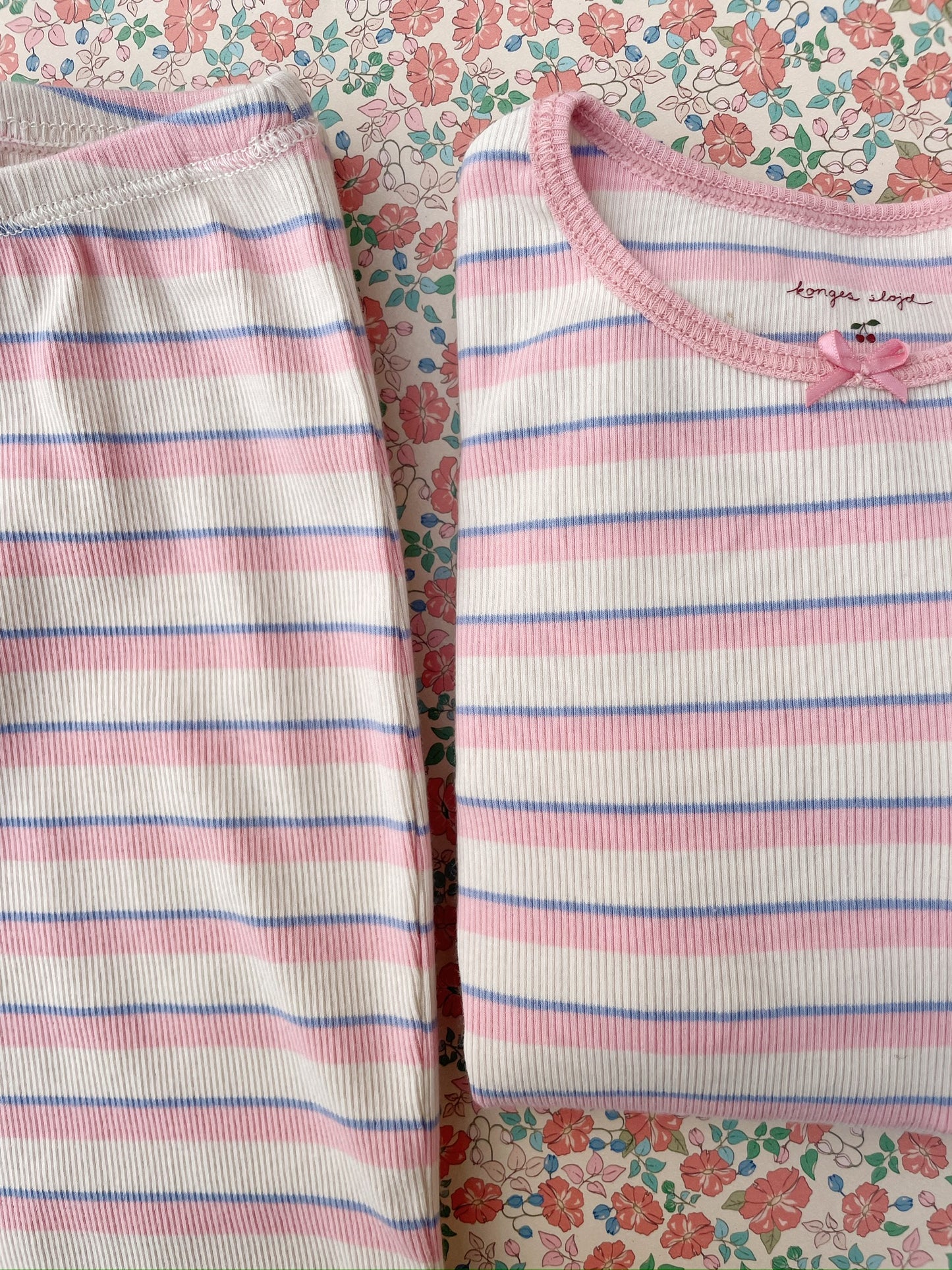 Ella LS Pants Set - Lolly Stripe