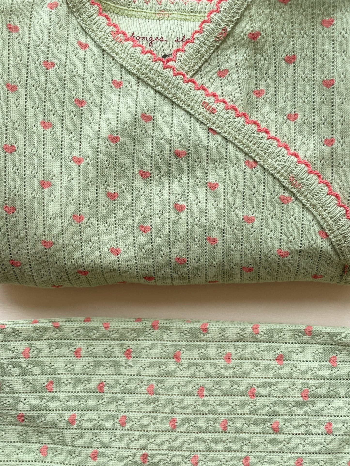 Minnie Pointelle Newborn Set - Coeur Lint