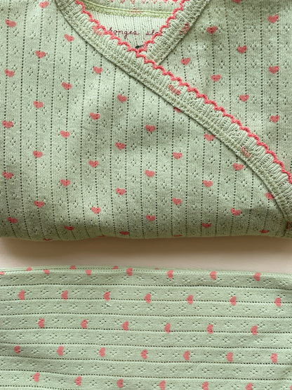 Minnie Pointelle Newborn Set - Coeur Lint