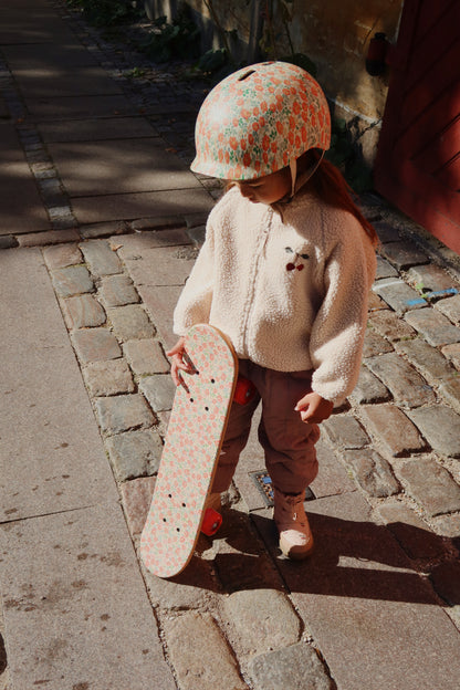 Jazz Teddy Bomber Jacket - Cherry Sand Dollar