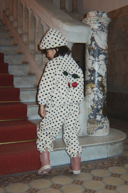 Jody Embroidered Teddy Jacket - Dot Lumiere