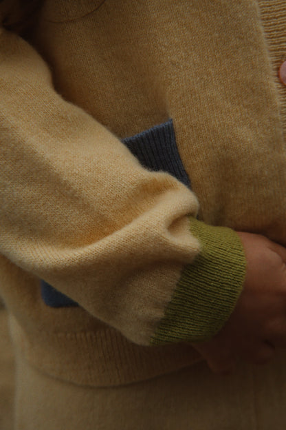 Colletti Cardigan -Yellow