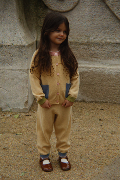 Colletti Cardigan -Yellow