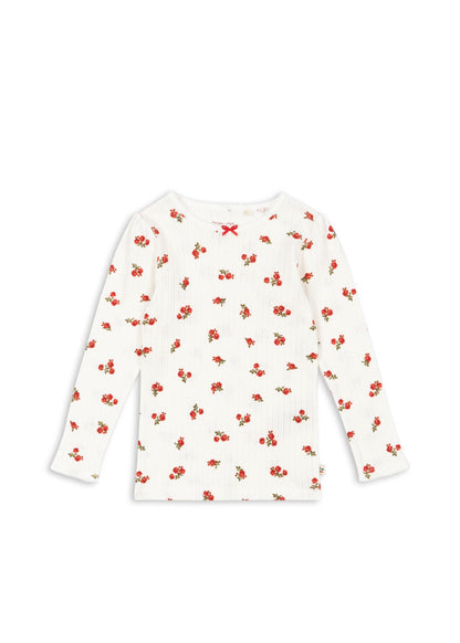 Minnie Rose Red Pointelle Set