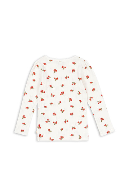 Minnie Rose Red Pointelle Set