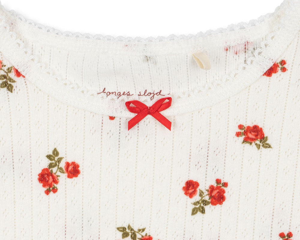 Minnie Rose Red Pointelle Set
