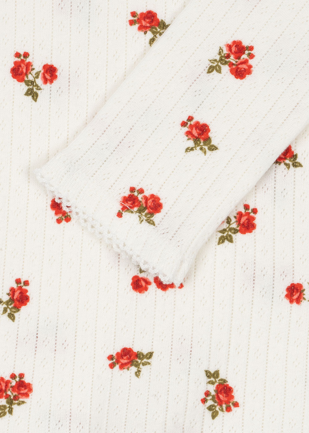 Minnie Rose Red Pointelle Set