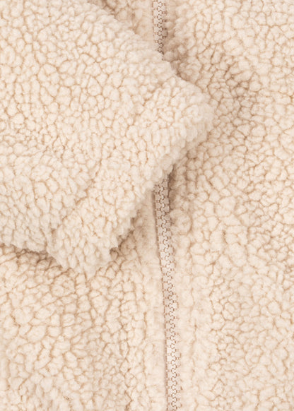 Jazz Teddy Bomber Jacket - Cherry Sand Dollar