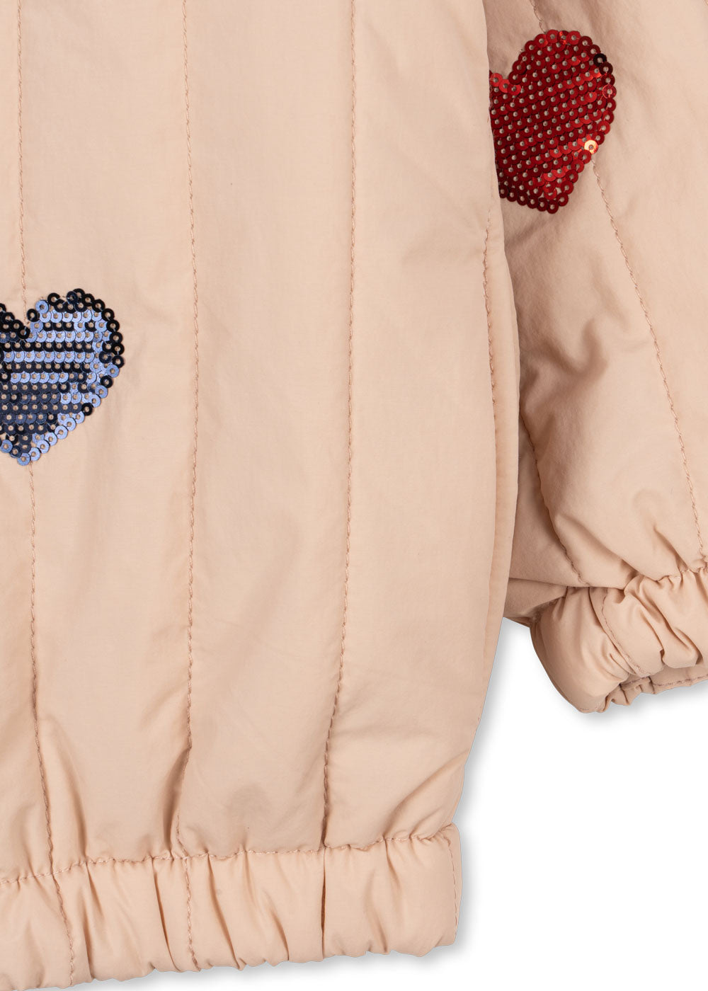 Juno Sequin Bomber Jacket - Cameo Rose