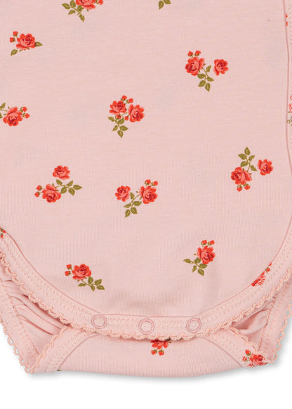 LS Newborn Onesie and Pants Set - Rosa Pink