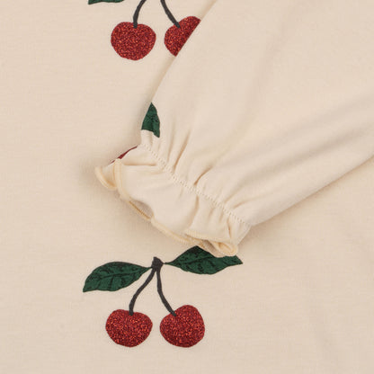 Malli Glitter Blouse and Pants Set - Ma Grande Cerise Glitter Mellow