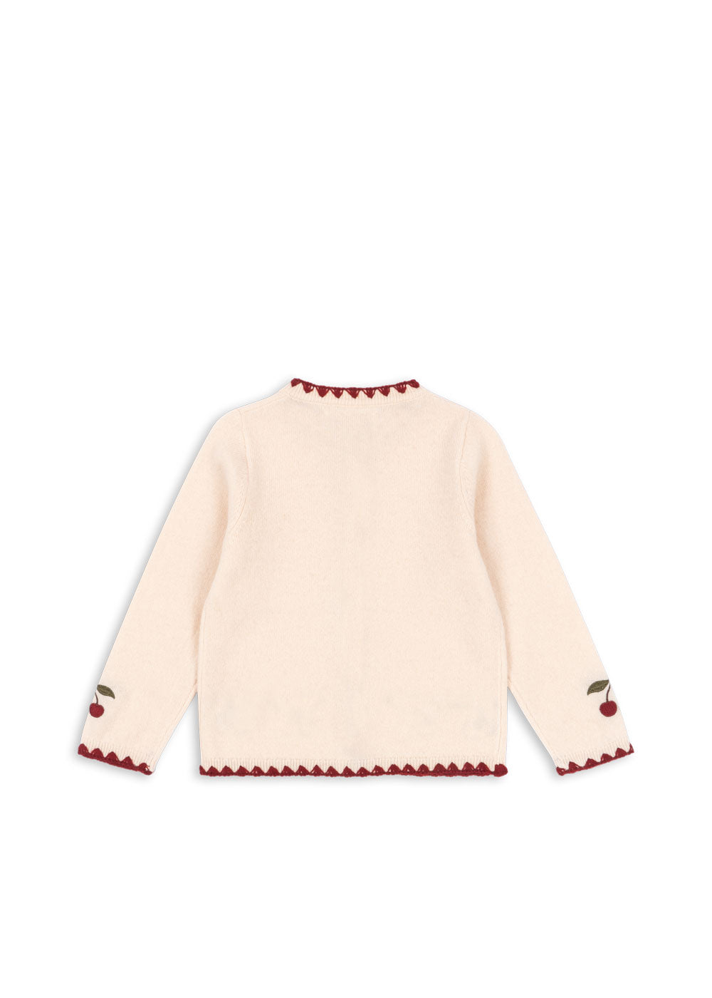 Collette Cardigan - Off White Cherry