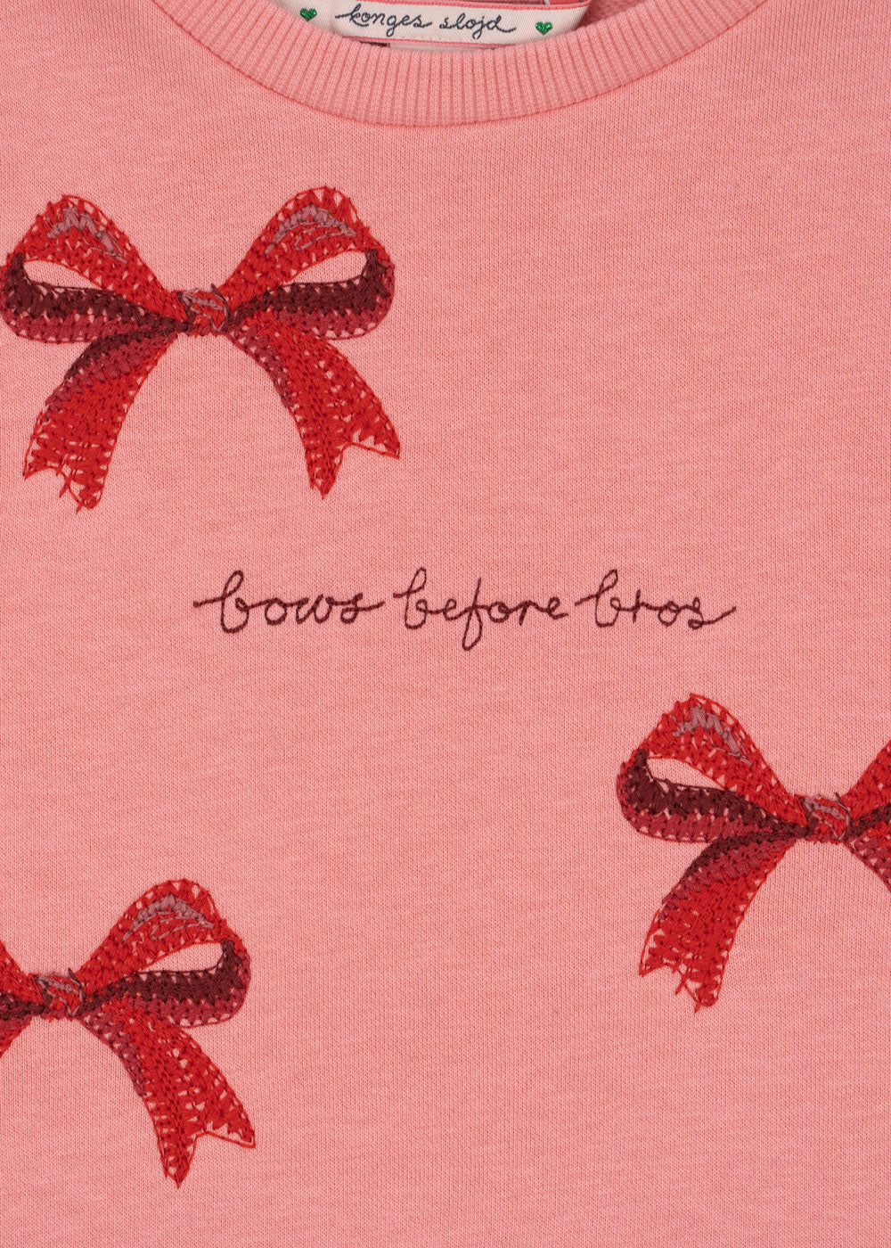 Lou Bow Sweater Dress - Strawberry Ice