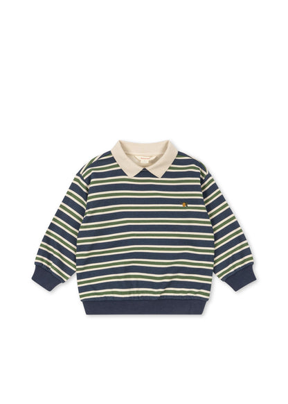 Sporty Long Sleeve Polo - Spellbound Stripe