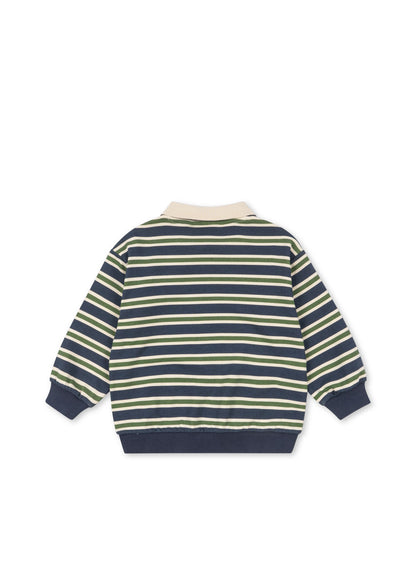 Sporty Long Sleeve Polo - Spellbound Stripe
