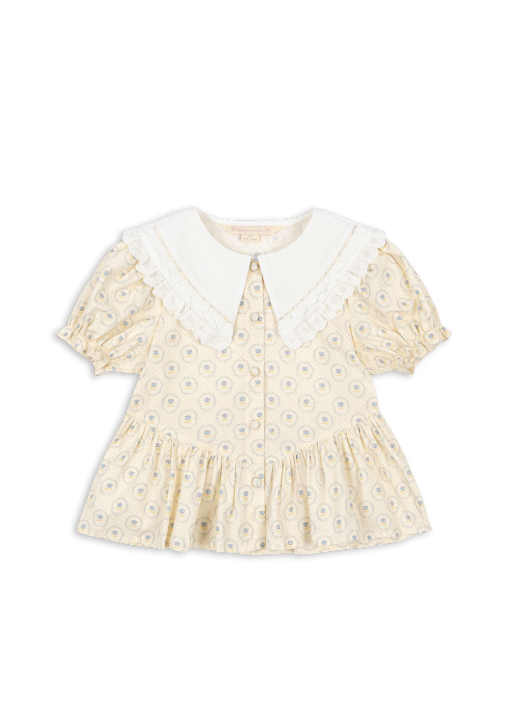 Coeur Collar Shorts Set - Ciel Mirage