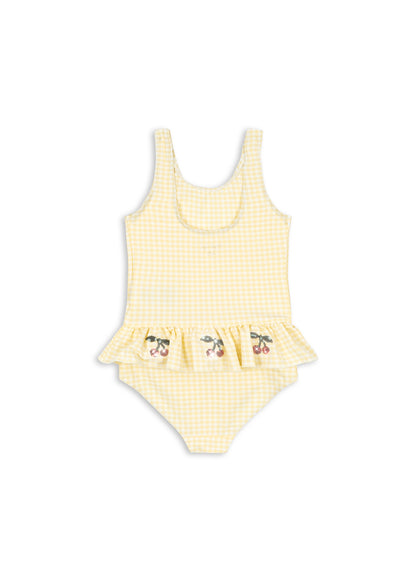 Etta Swimsuit - Banana Almond Check