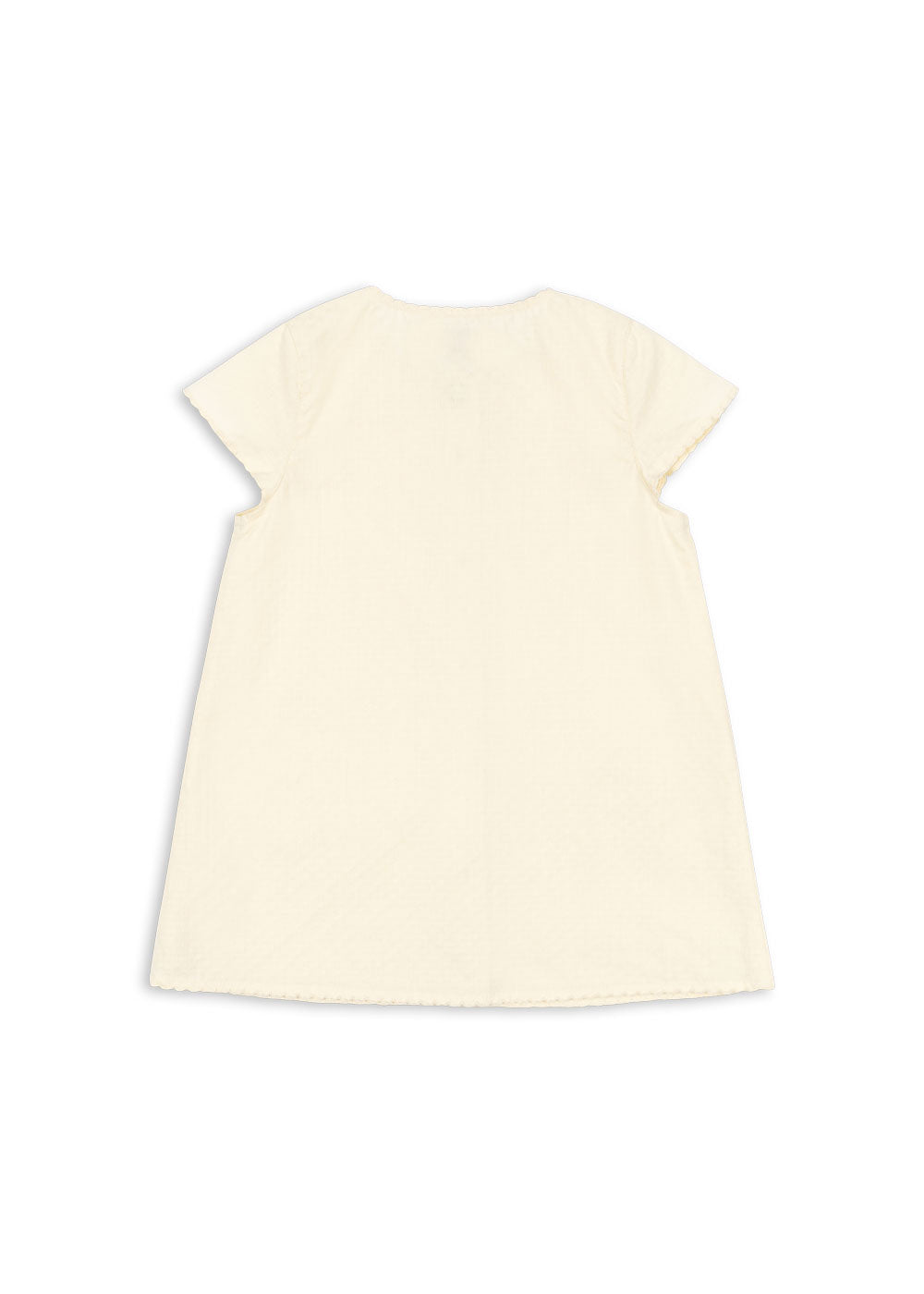 Evia Cherry Dress - Cloud Cream