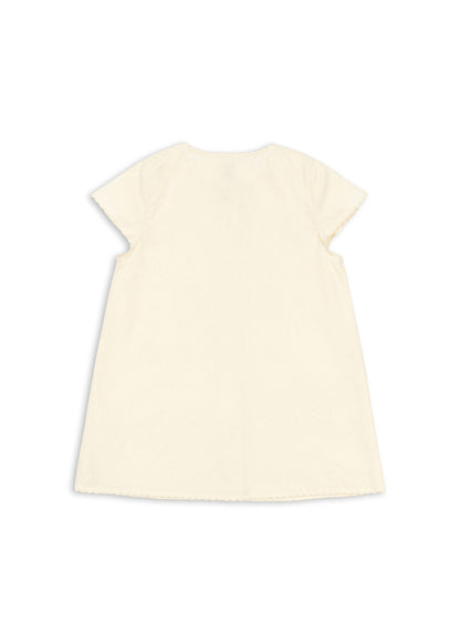 Evia Cherry Dress - Cloud Cream