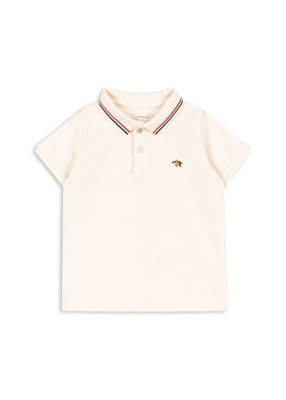 Florian Polo Shorts Set - Antique White