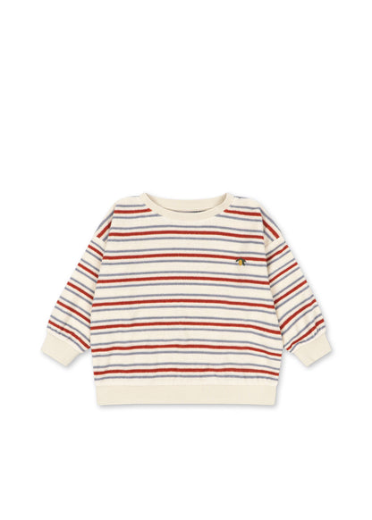 Itty Rib Sweat Short Set - Wind Stripe