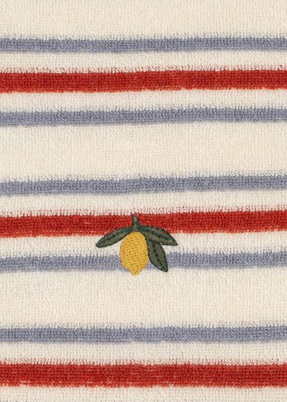 Itty Rib Sweat Short Set - Wind Stripe