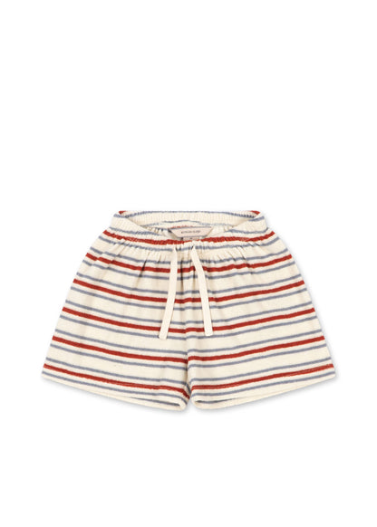 Itty Rib Sweat Short Set - Wind Stripe