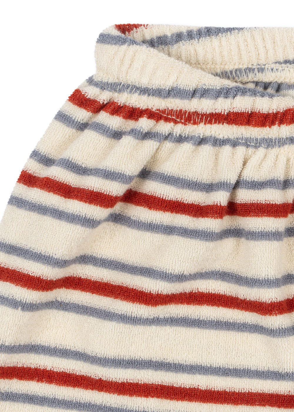 Itty Rib Sweat Short Set - Wind Stripe