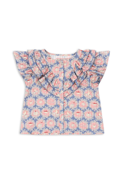 Kim Frill Shorts Set  - Tea Snack Time