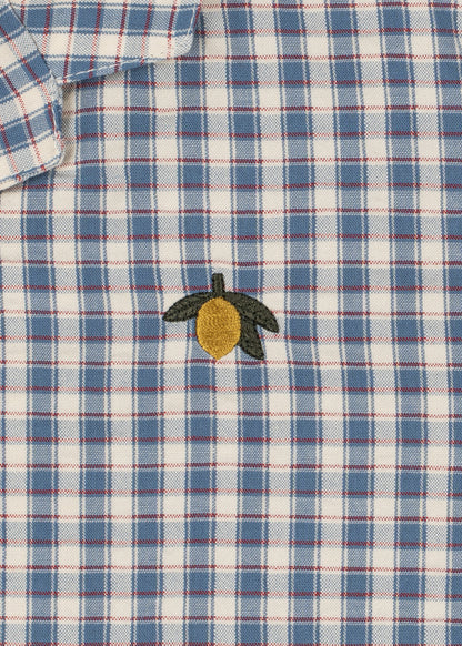 Kim Captains Check Shorts Set