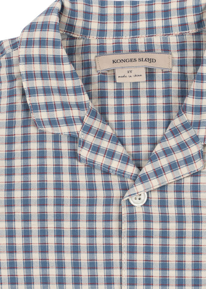 Kim Captains Check Shorts Set