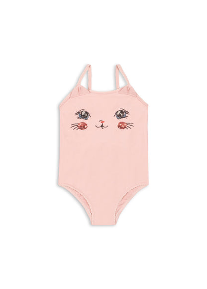 Kitty Swimsuit - Powder Pink