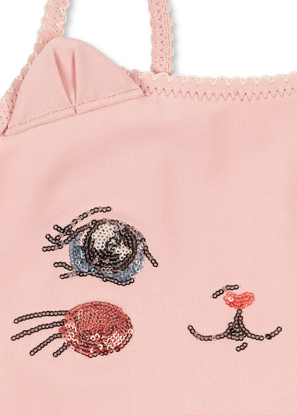 Kitty Swimsuit - Powder Pink