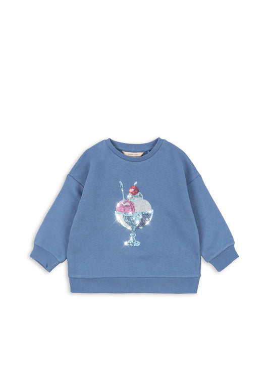 Loumilla Sweatshirt - Ice Cream Colony Blue