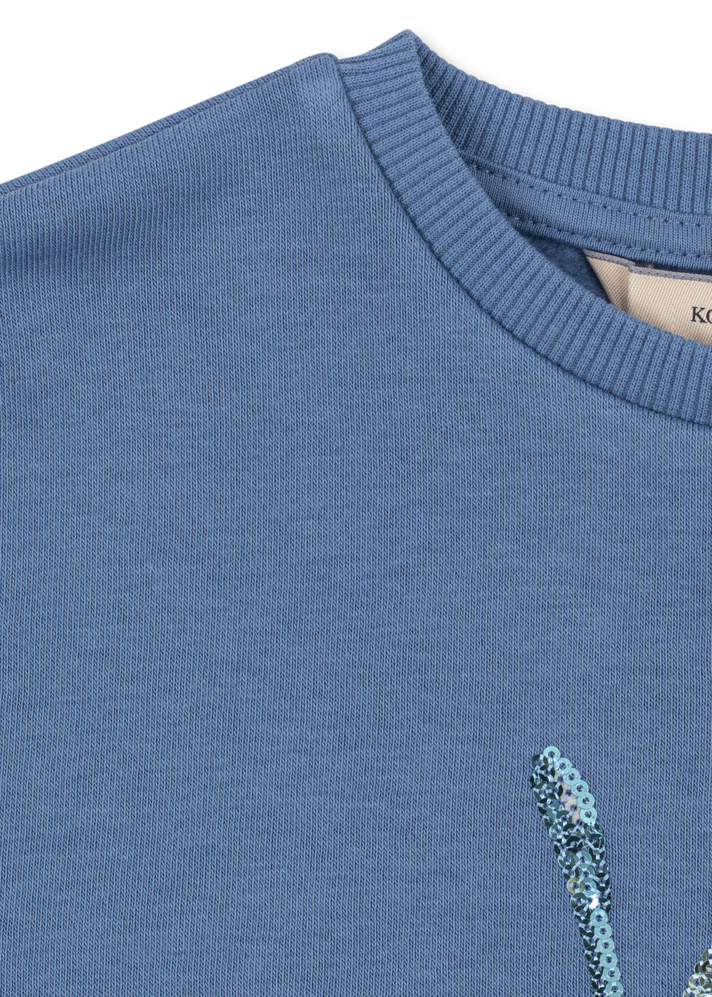 Loumilla Sweat Shorts Set - Ice Cream Colony Blue