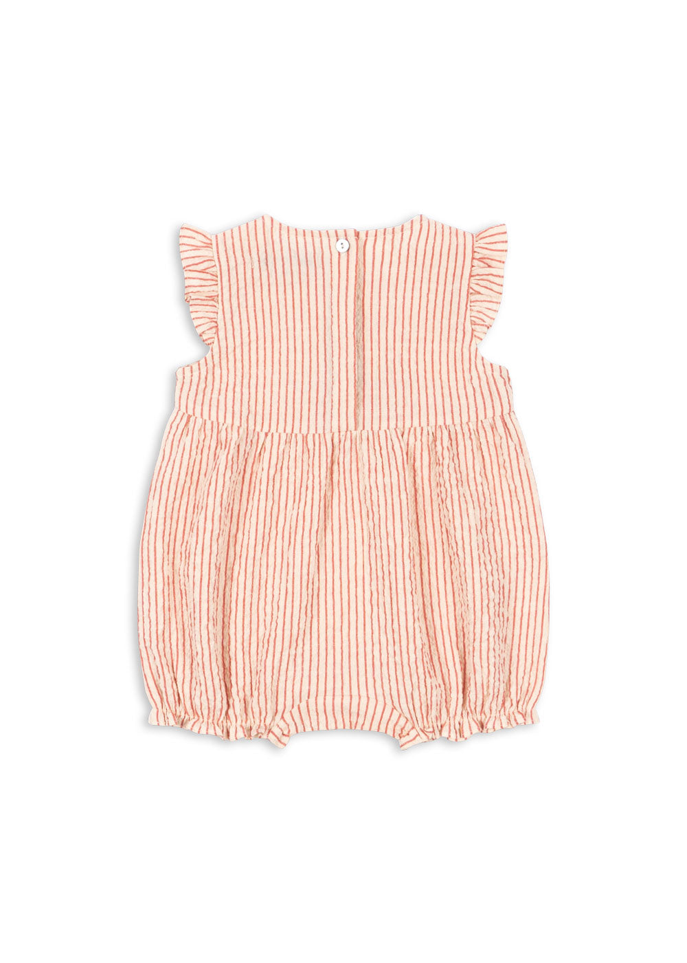 Ellie Frill Romper - Amour Stripe