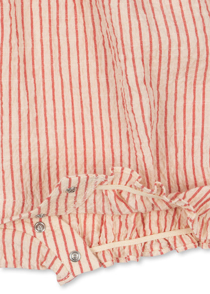Ellie Frill Romper - Amour Stripe