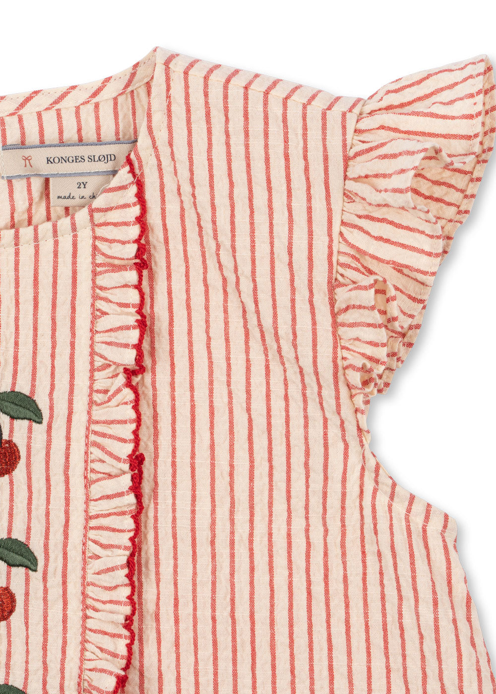 Ellie Frill Shorts Set - Amour Stripes