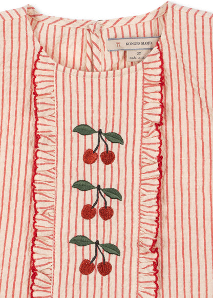 Ellie Frill Shorts Set - Amour Stripes