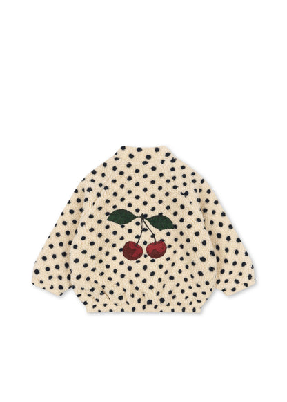 Jody Embroidered Teddy Jacket - Dot Lumiere