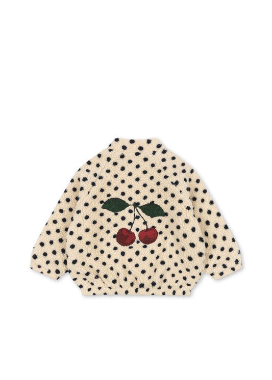 Jody Embroidered Teddy Jacket - Dot Lumiere