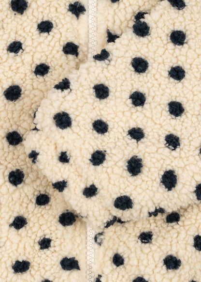 Jody Embroidered Teddy Jacket - Dot Lumiere