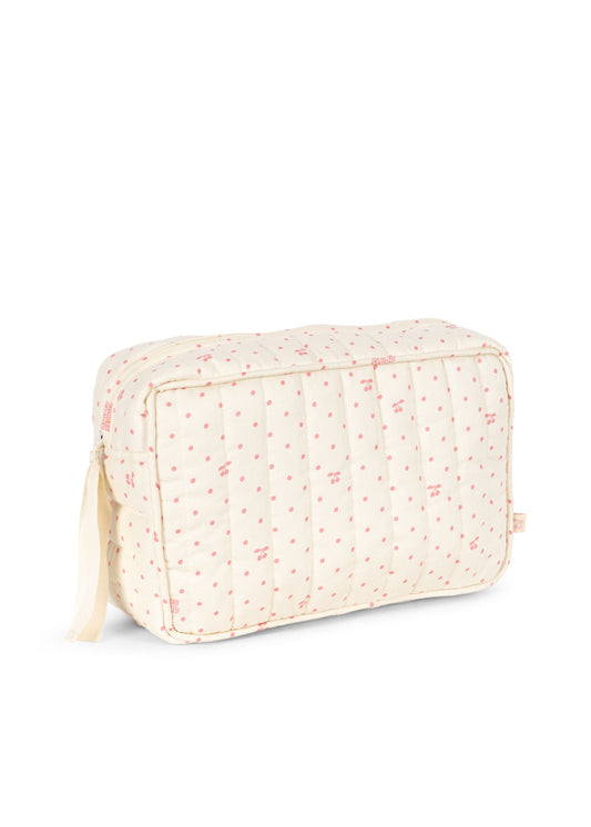 Big Toiletry Bag - Cherry Dot