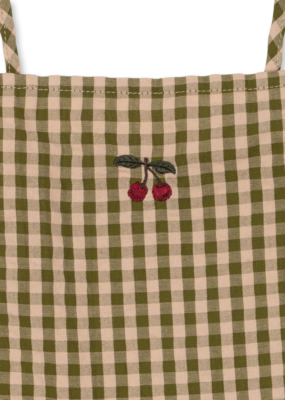 Kim Isotta Dress - Avocado Check